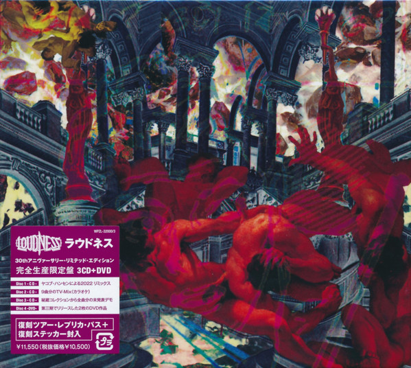 【新品】4discs CD LOUDNESS LOUDNESS 30th ANNIVERSARY LIMITED EDITION (完全生産 WPZL320003 WARNER 未開封 /00440