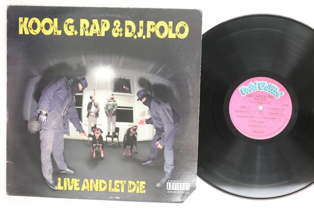 【中古】LP Kool G Rap, D J Polo Live And Let Die CC5001 COLD CHILLIN /00260