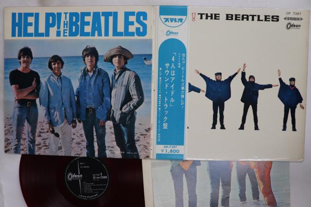 【中古】LP Beatles Help (- Red Vinyl) OP7387 ODEON Japan Vinyl /00400