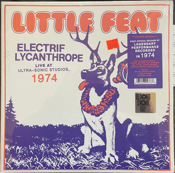 【新品】2discs LP Little Feat Electrif Lycanthrope Live At Ultra-Sonic Studios, 1 R1556518 RHINO 未開封 /00660