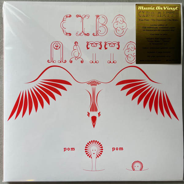 【新品】2discs LP Cibo Matto Pom Pom： The Essential Cibo Matto (Red ＆ Translucen MOVLP3124 Music On Vinyl 未開封 /00520