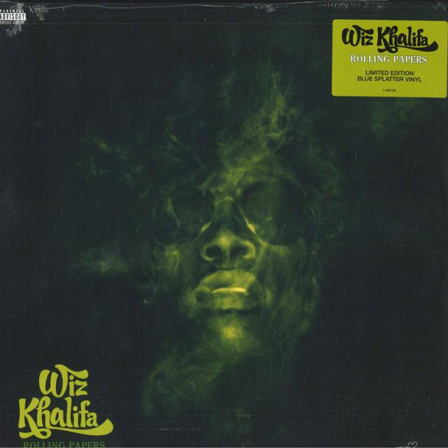 【新品】2discs LP Wiz Khalifa Rolling Papers (Black ＆ Yellow Vinyl) 5270991C ATLANTIC 未開封 /00520