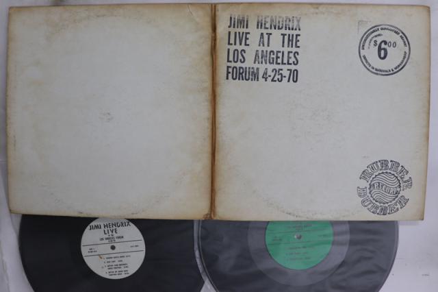 【中古】2discs LP Jimi Hendrix Live At The Los Angeles Forum 4-25-70 70001 RUBBER DUBBER /00660