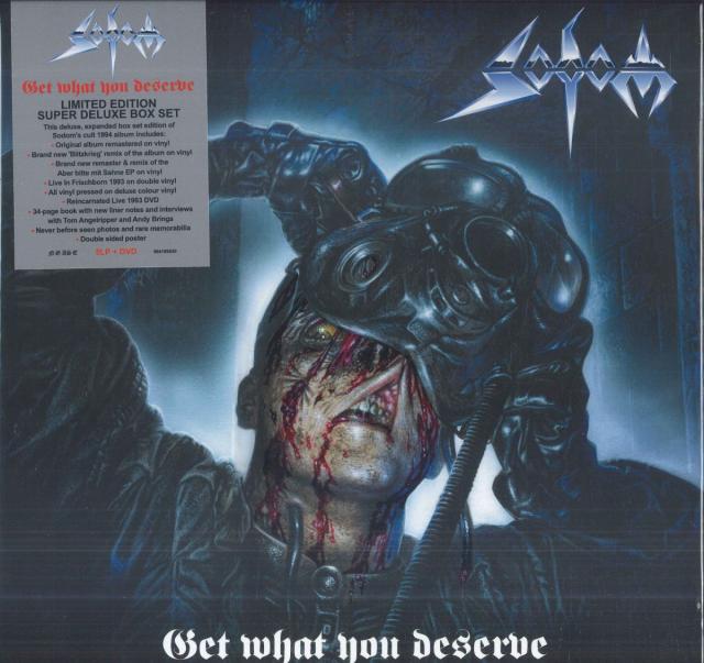 【新品】6discs LP Sodom Get What You Deserve (Deluxe Boxset)(5LP+DVD) 6416963 BMG 未開封 /02000