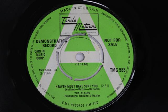 【中古】7” Elgins Heaven Must Have Sent You / Stay In My Lonely Arms TMG583PROMO TAMLA MOTOWN プロモ /00080