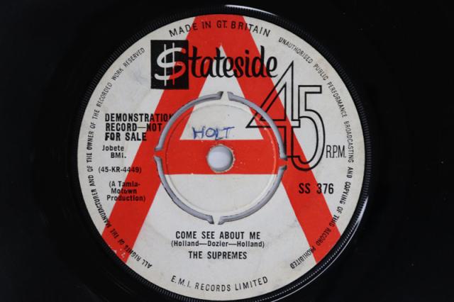 【中古】7” Supremes Come See About Me / Always In My Heart SS376PROMO STATESIDE プロモ /00080