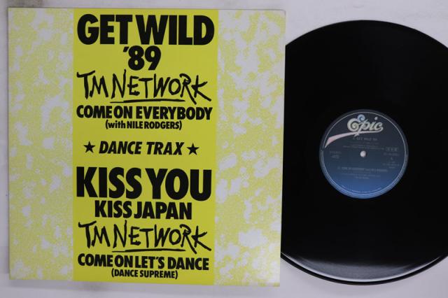 【中古】12” TM Network Dance Trax QY3H90021 EPIC /00260