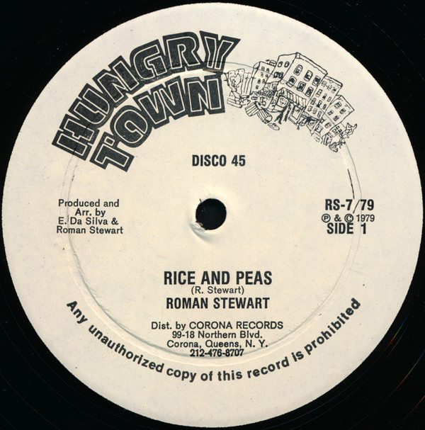 【中古】12” Roman Stewart Rice And Peas RS779 Hungry Town /00250