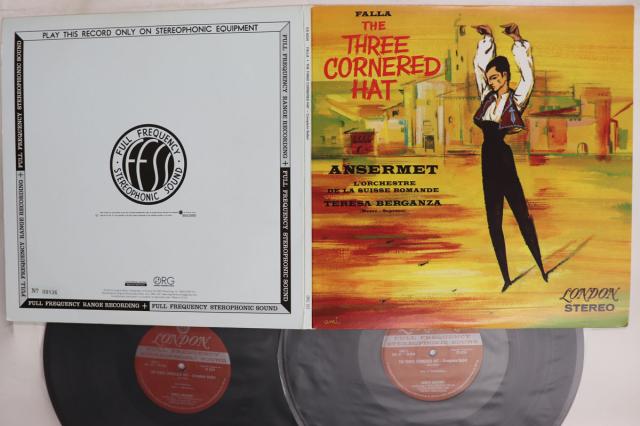 【中古】2discs LP テレサ・ベルガンサ, エルネスト ファリャ 三角帽子（全曲） ORG102 ORIGINAL RECORDINGS /00660