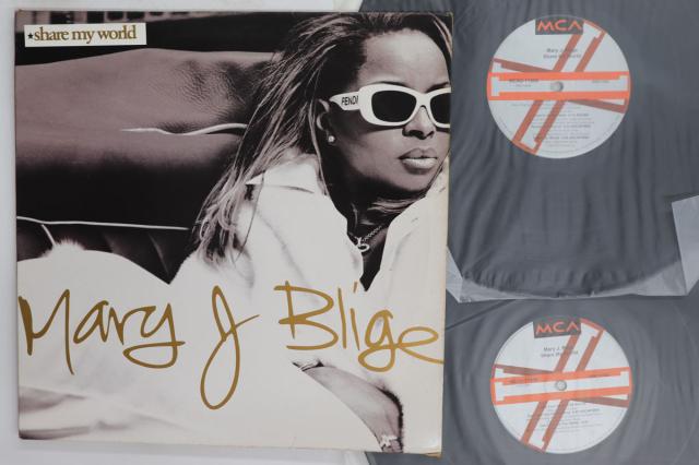 【中古】2discs LP Mary J Blige Share My World MCA211606 MCA /00500