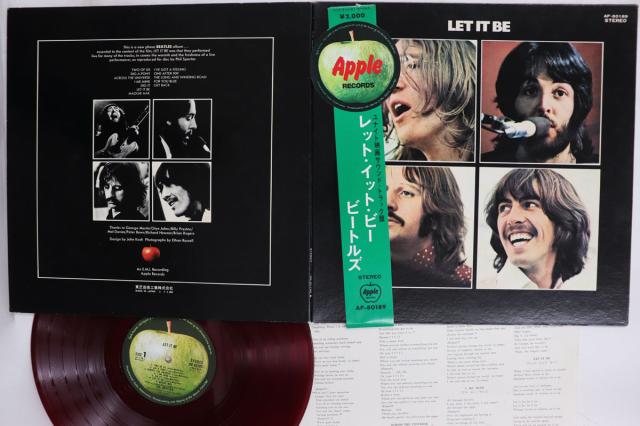 【中古】LP ビートルズ レット・イット・ビー (赤盤) AP80189 APPLE /00400