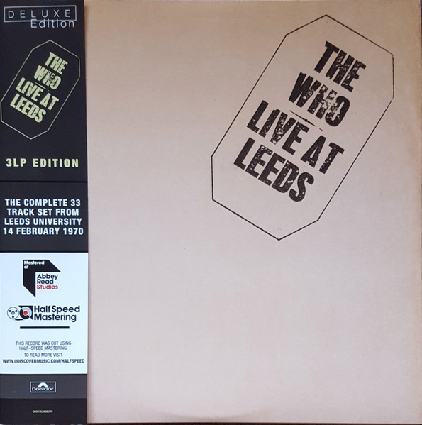 【新品】3discs LP Who Live At Leeds (-180g) 060075369807 POLYDOR 未開封 /00920