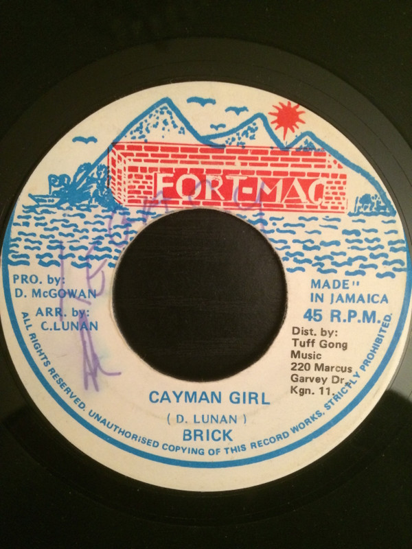 【中古】7” Brick (2) Cayman Girl NONE Fort-Mac /00080