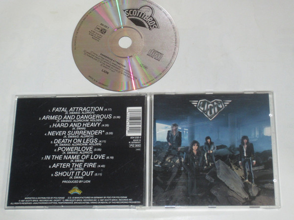 【中古】独CD Lion Dangerous Attraction 8342322 Scotti Bros. Records /00110