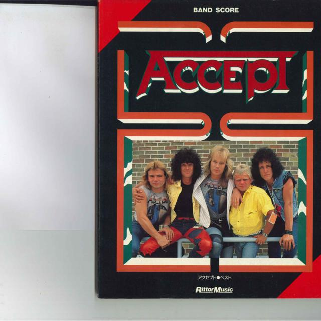 【中古】BOOKS Band Score Accept ACCEPT RITTOR MUSIC /00280