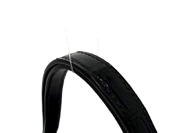 ■希少■極上■本物■美品■ MORABITO モラビト プリンセス クロコダイル ミラー付き ショルダーバッグ ブラック系 AC6793