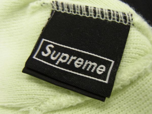 ■新品■未使用■ Supreme シュプリーム ニューエラコラボ ボックスロゴ アクリル100％ ビーニー ニット帽 帽子 グリーン系 AH5303_2