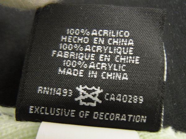 ■新品■未使用■ Supreme シュプリーム ニューエラコラボ ボックスロゴ アクリル100％ ビーニー ニット帽 帽子 グリーン系 AH5303_4