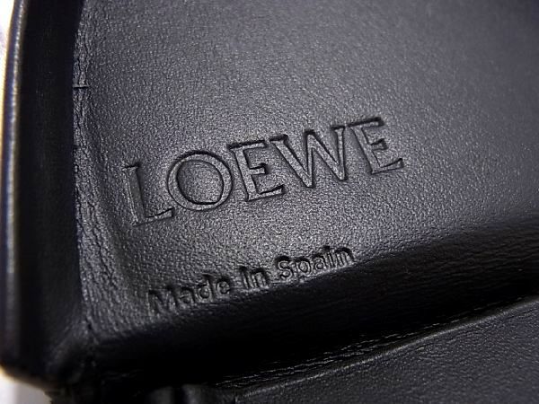 □新品同様□ LOEWE ロエベ アナグラム レザー ストラップ付き コイン