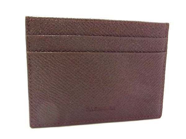 ■新品■未使用■ JIL SANDER　ジルサンダー レザー カードケース パスケース 定期入れ カード入れ ブラウン系 AQ3379