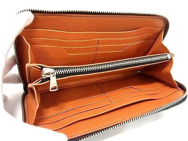 ■新品■未使用■ MAISON TAKUYA メゾンタクヤ レザー ラウンドファスナー 長財布 ウォレット レディース グレー系 AS6723_2
