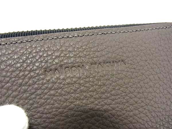 ■新品■未使用■ MAISON TAKUYA メゾンタクヤ レザー ラウンドファスナー 長財布 ウォレット レディース グレー系 AS6723_4