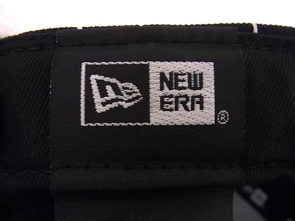 ■新品同様■ HUF ハフ ニューエラコラボ ポリエステル100％ ベースボールキャップ 帽子 サイズ 7 3/8(58.7cm) ダークネイビー系 AS7464