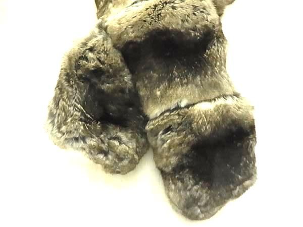 FOXEY チンチラ FOXEY フォクシー ベスト グレー ウール カシミヤ チンチラ