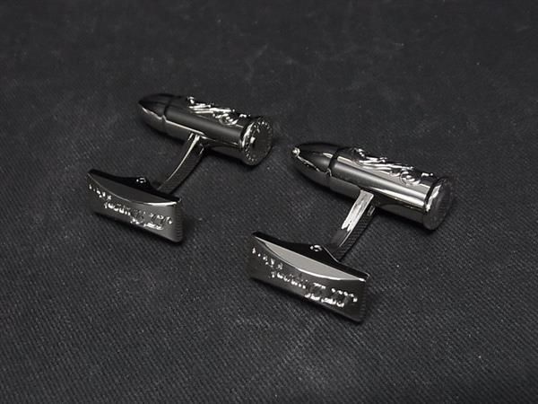 ■希少■極美品■ S.T.Dupont エス･テー･デュポン ワイルドウエスト 0825/1500 カフス カフリンクス アクセサリー シルバー系 AT3351