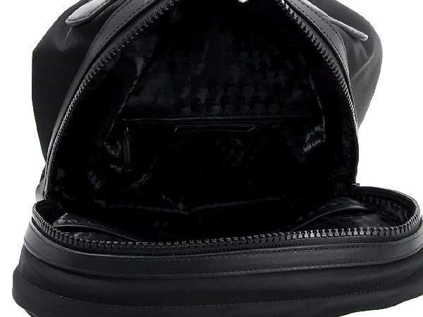 ■新品■未使用■ KARL LAGERFELD カールラガーフェルド ナイロン×レザー リュックサック バックパック デイパック ブラック系 AT4738_6