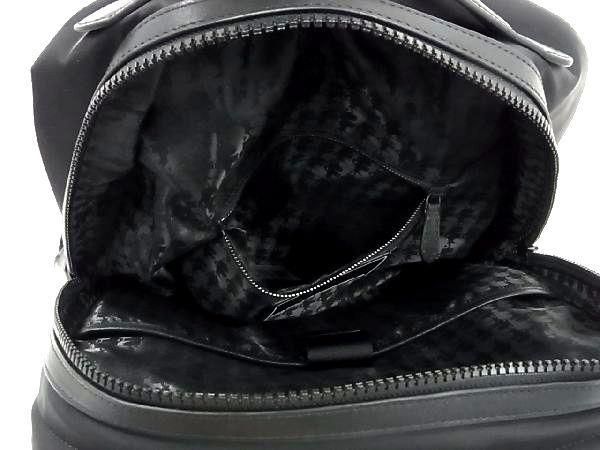 ■新品■未使用■ KARL LAGERFELD カールラガーフェルド ナイロン×レザー リュックサック バックパック デイパック ブラック系 AT4738_7