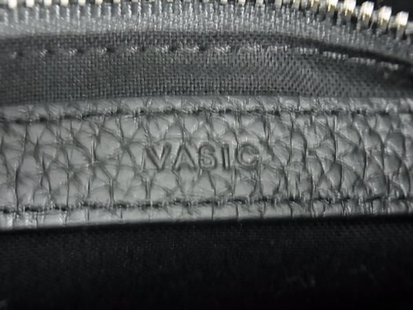 ■新品■未使用■ VASIC ヴァジック レザー ハンドバッグ 巾着型 トートバッグ レディース ライトグレー系 AT4974_8