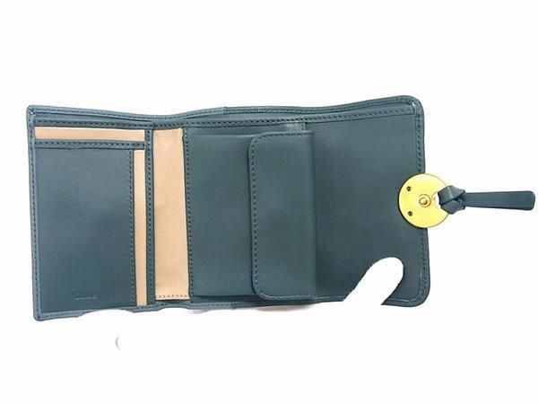 □新品同様□ Chloe クロエ インディ レザー 三つ折り 財布 ウォレット