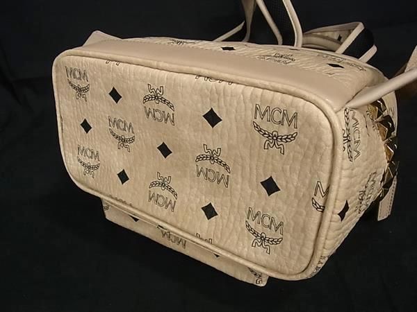 □新品同様□ MCM エムシーエム モノグラム ヴィセトス柄 レザー