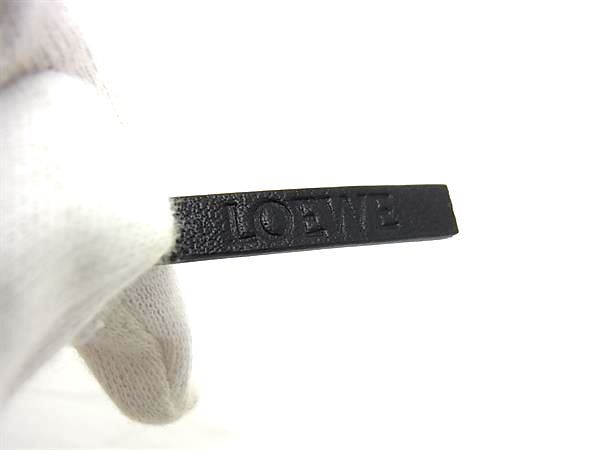 ■希少■極美品■ LOEWE ロエベ フェルト×レザー ペンギン キーホルダー チャーム レディース グレー系×ブラック系 AW0870_2
