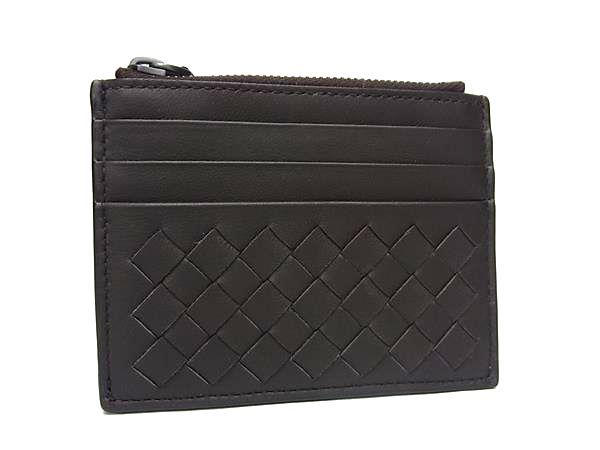 ■新品■未使用■ BOTTEGA VENETA ボッテガヴェネタ イントレチャート レザー ケース 小銭入れ カードケース ブラウン系 AW1916