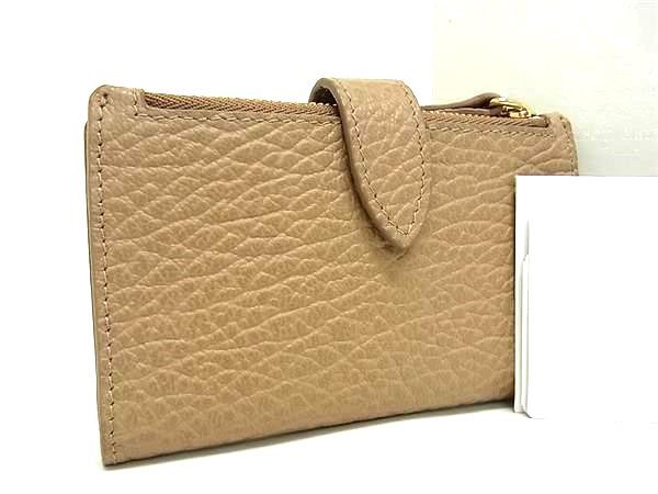 ■新品同様■ Maison Margiela メゾン マルジェラ 4ステッチ レザー フラグメントケース ケース カード入れ ベージュ系 AW5304