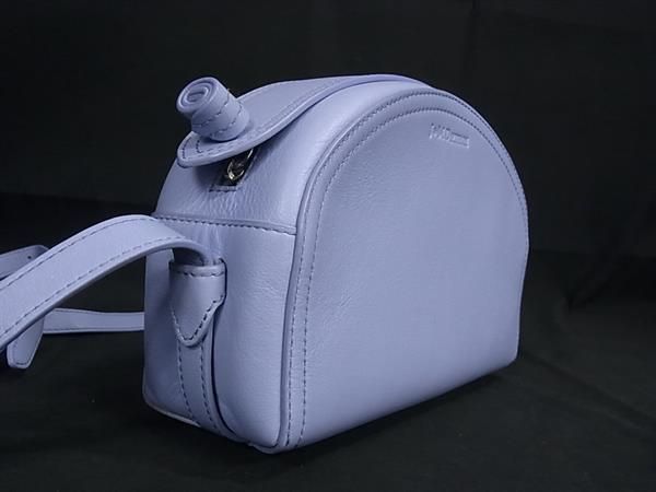 ■新品同様■ J＆M DAVIDSON ジェイアンドエムデヴィッドソン レザー 2WAY ハンドバッグ ショルダー クロスボディ ライトブルー系 AW5413_1