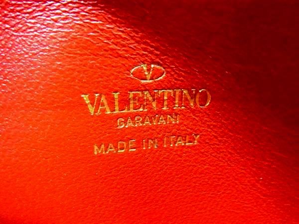 ■新品同様■ VALENTINO GARAVANI ヴァレンティノ ガラヴァーニ レザー L字ファスナー 長財布 ウォレット ブラック系 AX3765_4