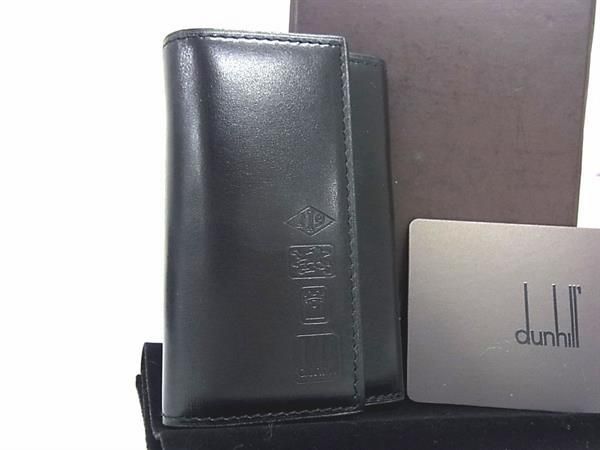 ■新品■未使用■ dunhill ダンヒル レザー 6連 キーケース 鍵入れ レディース メンズ ブラック系 AY0818