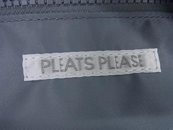 ■極美品■ PLEATS PLEASE プリーツプリーズ ポリエステル リュックサック バックパック メンズ レディース グレー系 AY5078