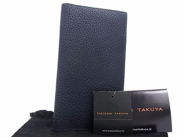 【12411】メゾンタクヤ MAISON TAKUYA レザー長財布 ラウンドファスナーウォレット  □新品□未使用□ MAISON TAKUYA メゾンタクヤ レザー ラウンド