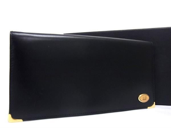 ⭐️めい様専用⭐️ dunhill ダンヒル 長財布 小銭入れ付 ソフトレザー 黒 ダンヒル 長財布 メンズ Dunhill 長財布 ダンヒル レザー