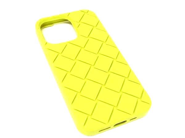 ■極美品■ BOTTEGA VENETA ボッテガヴェネタ ラバー iPhone 14Pro 対応 アイフォンケース スマホケース グリーン系 AZ4509