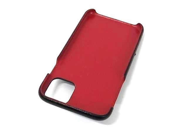 ■美品■ miumiu ミュウミュウ マドラスラブ レザー iPhone11 対応 アイフォンケース スマホケース ブラック系 AZ8601_1
