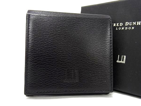 ■新品■未使用■ dunhill ダンヒル レザー ケース パース 小銭入れ メンズ ブラック系 BE7764