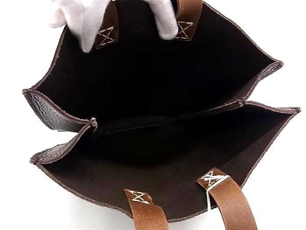■新品■未使用■ Hender Scheme エンダースキーマ paper bag レザー ハンドバッグ トートバッグ メンズ レディース ブラウン系 BF6813_6