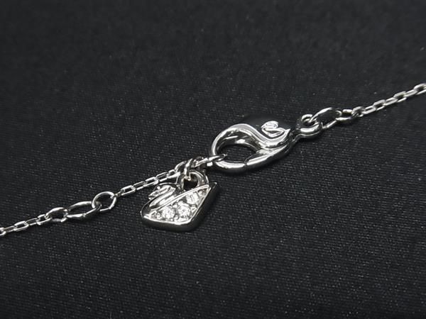 □極美品□ SWAROVSKI スワロフスキー ラインストーン ネックレス