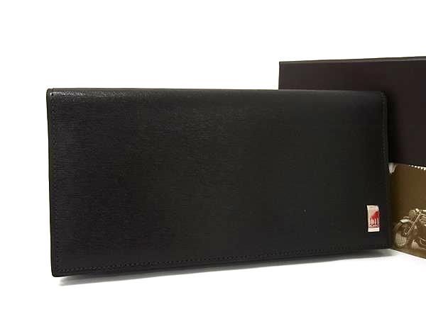 ■極美品■ dunhill ダンヒル サイドカー レザー 二つ折り 長財布 ウォレット メンズ ブラウン系 BF9152