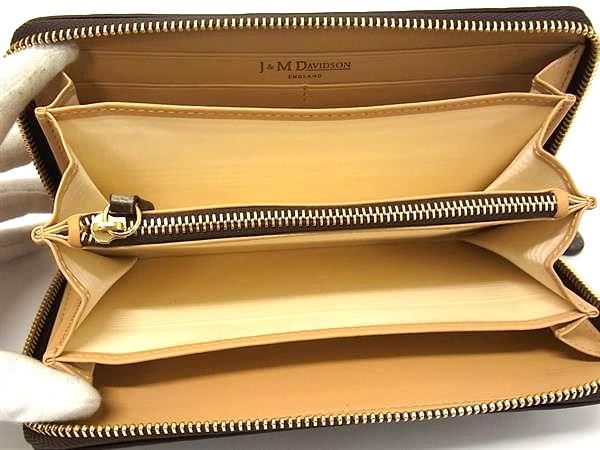 【未使用】J&M DAVIDSON ラウンドジップカードケース 未使用】J&M DAVIDSON ラウンドジップコインカードケース 未使用